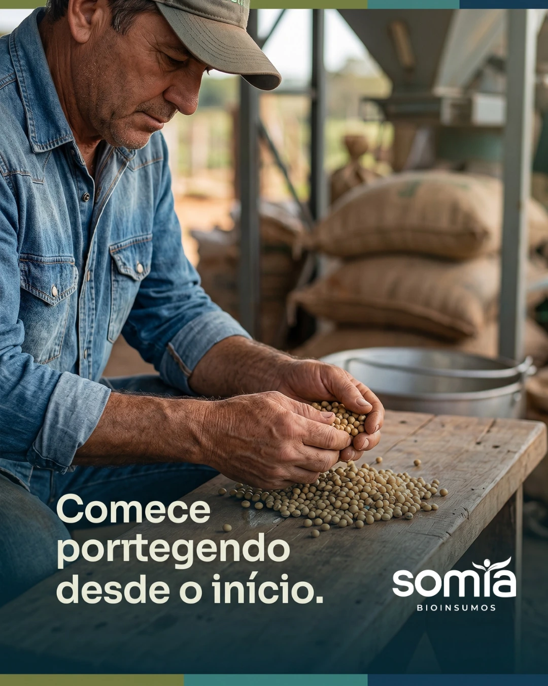 Peça SOMIA com produtor e decisão no campo